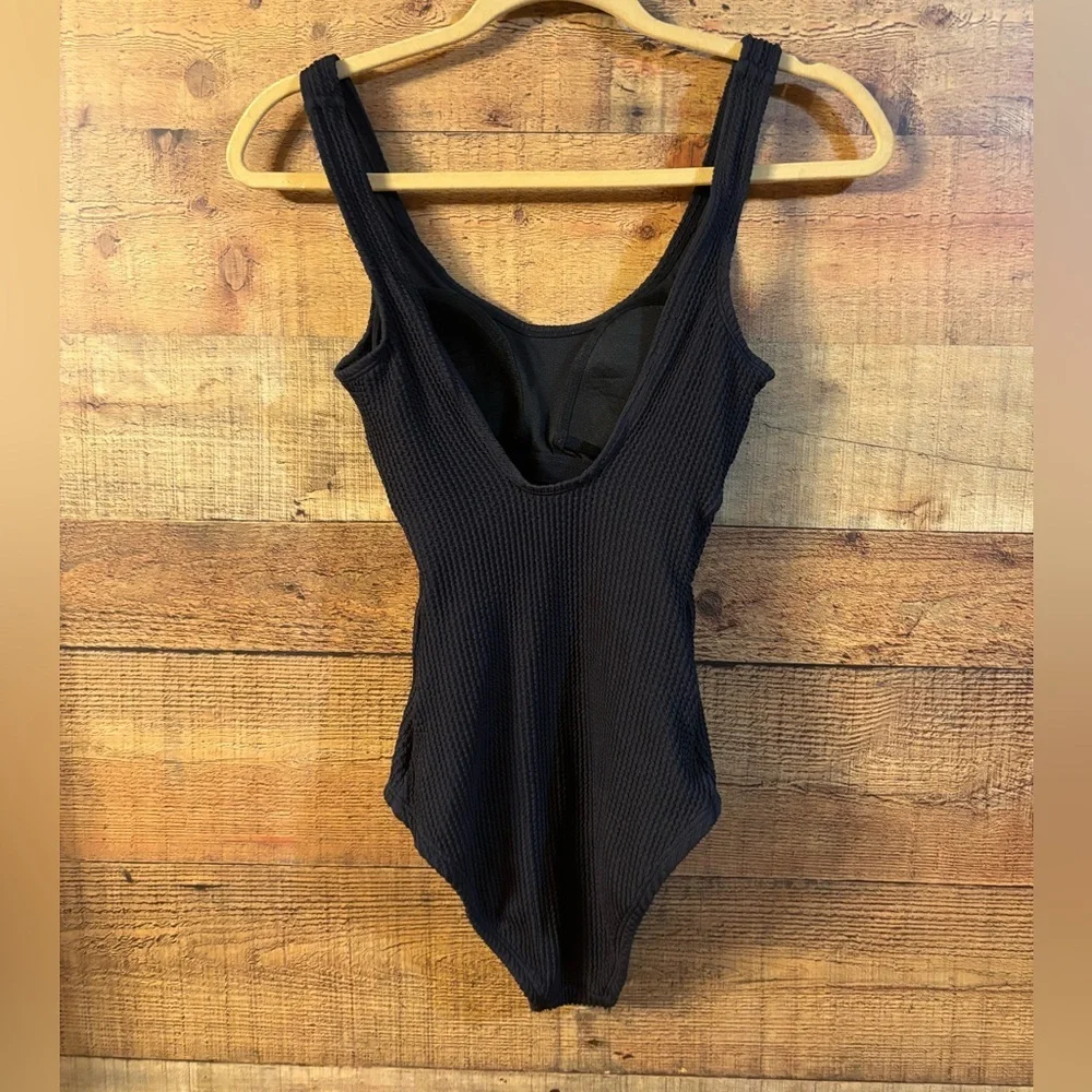 Time and Tru Black One Piece Swimsuit
